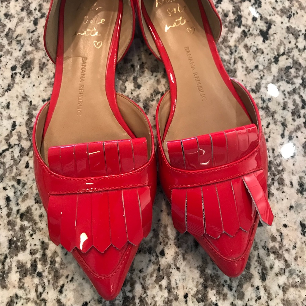 Banana Republic Patent Leather Flats